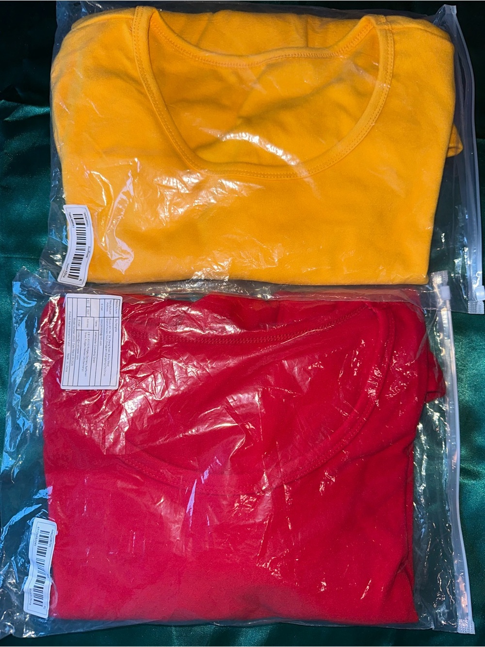 Sexy Form Fitting Pair of 3/4 Sleeves Tops XL